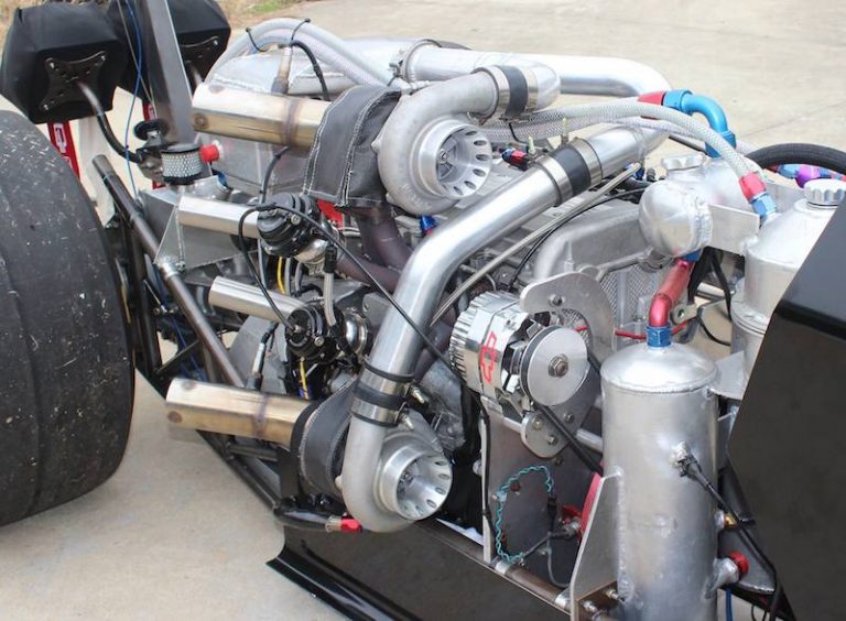 What unique engine makes this dragster move? Drag News Magazine