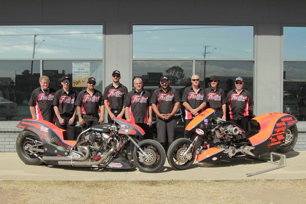 Benny Stevens' Nitro Harley Challenge rocks Benaraby Dragway Drag
