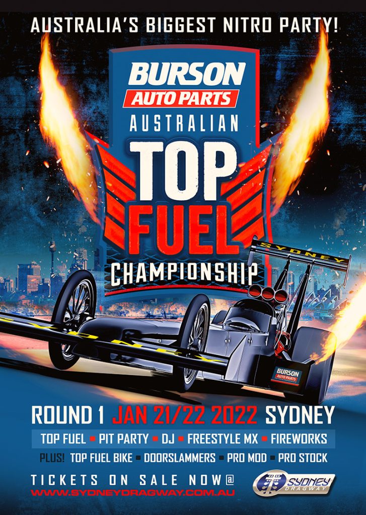 Australian Top Fuel Championship announces naming rights partner, major